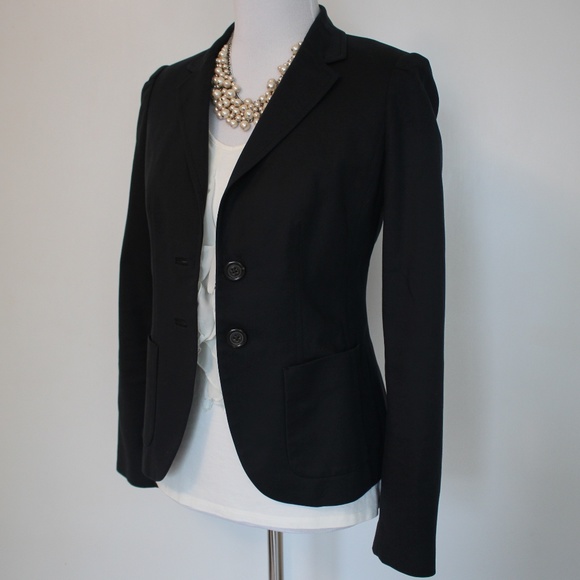 Banana Republic Jackets & Blazers - BANANA REPUBLIC Size 6 Dark Blue Blazer Jacket